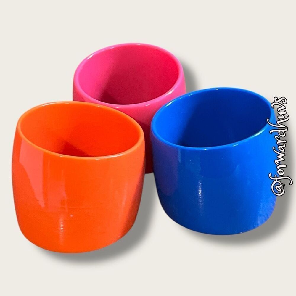 Vibrant Orange, Pink, and Blue 2.5” Wide for Small - Medium Wrist
